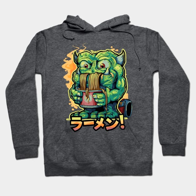 Monster Ramen Hoodie by wuhuli